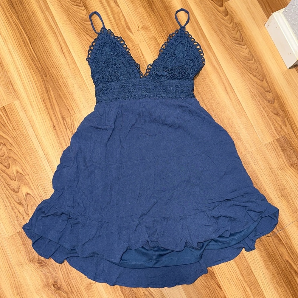 Blue dress